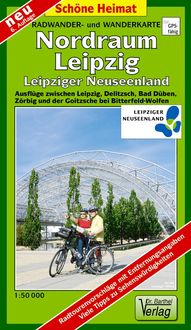 Produktbild: Radwander- und Wanderkarte Nordraum Leipzig
