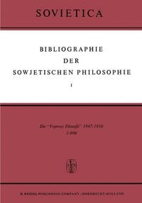 Produktbild: Bibliographie der Sowjetischen Philosophie