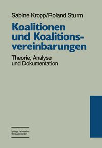 Produktbild: Koalitionen und Koalitionsvereinbarungen