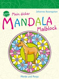 Produktbild: Mein dicker MANDALA Malblock - Pferde und Ponys