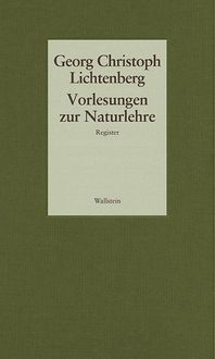 Bild vom Artikel Vorlesungen zur Naturlehre vom Autor Georg Christoph Lichtenberg
