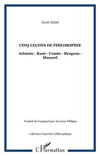 Produktbild: Cinq lecons de philosophie