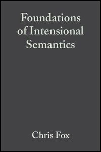 Produktbild: Foundations of Intensional Semantics