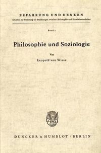 Produktbild: Philosophie und Soziologie.