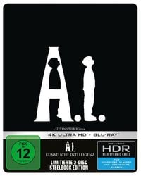 Produktbild: A.I.: K&uuml;nstliche Intelligenz - Steelbook (4K-UHD+Blu-ray)