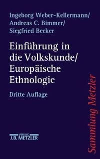 Produktbild: Einf&uuml;hrung in die Volkskunde / Europ&auml;ische Ethnologie