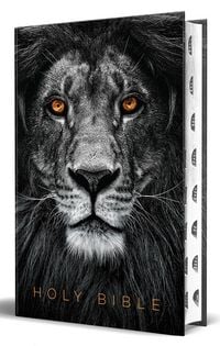 Produktbild: KJV Holy Bible, Large Print Handy Size Format, Hardcover, Lion of Judah, Thumb Index, Ribbon Marker, and Red Letter