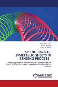Produktbild: Spring Back Of Bimetallic Sheets in Bending Process