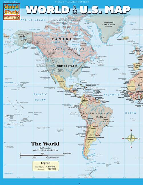 Produktbild: World & U.S. Map