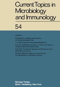 Produktbild: Current Topics in Microbiology and Immunology