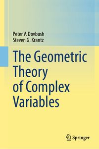 Produktbild: The Geometric Theory of Complex Variables