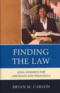 Produktbild: Carson, B: Finding the Law