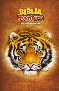 Produktbild: B&iacute;blia Aventura para crian&ccedil;as, NVI, Capa dura com fechamento em &iacute;m&atilde;, Tigre