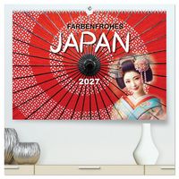 Produktbild: Farbenfrohes Japan (hochwertiger Premium Wandkalender 2027 DIN A2 quer), Kunstdruck in Hochglanz