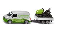 Produktbild: SIKU 2005 VW T6 mit Rasentraktor