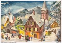 Produktbild: Adventskalender "Verschneites Dorf"