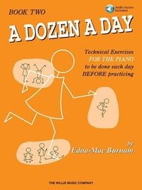 Produktbild: A Dozen a Day Book 2 - Book/Online Audio