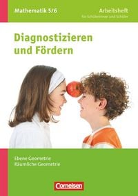 Produktbild: Diagnostizieren und F&ouml;rdern. Arbeitshefte Mathematik 5./6. Schuljahr. Ebene Geometrie, R&auml;umliche Geometrie