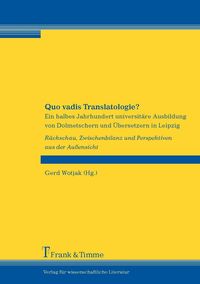 Produktbild: Quo vadis Translatologie?