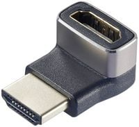 Produktbild: SpeaKa Professional SP-11302012 HDMI Adapter [1x HDMI-Stecker - 1x HDMI-Buchse] Schwarz, Silber UHD 8K @ 60 Hz, UHD 4K @ 120H