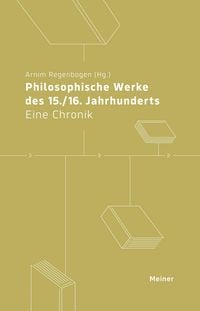 Produktbild: Philosophische Werke des 15./16. Jahrhunderts