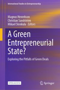 Produktbild: A Green Entrepreneurial State?