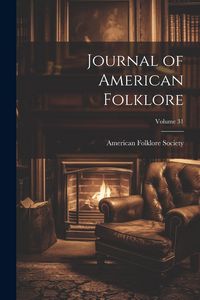 Produktbild: Journal of American Folklore; Volume 31