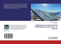 Produktbild: Application of Solar Panels in Wireless Environment - A Survey