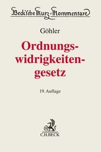 Produktbild: Gesetz über Ordnungswidrigkeiten