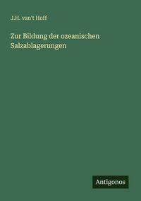 Produktbild: Zur Bildung der ozeanischen Salzablagerungen