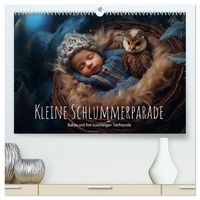 Produktbild: Kleine Schlummerparade: Babys und ihre kuscheligen Tierfreunde (hochwertiger Premium Wandkalender 2026 DIN A2 quer), Kunstdruck in Hochglanz