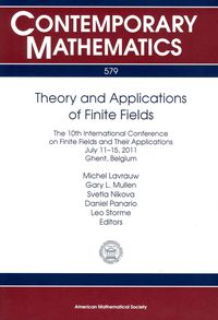 Produktbild: Theory and Applications of Finite Fields