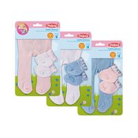 Produktbild: Puppen-Strumpfhose mit S&ouml;ckchen, Gr. 35-45 cm