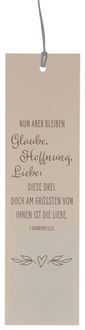 Produktbild: Edelstahltafel zum Aufh&auml;ngen - Glaube, Hoffnung, Liebe