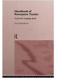 Produktbild: A Handbook of Persuasive Tactics