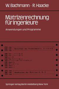 Produktbild: Matrizenrechnung f&uuml;r Ingenieure