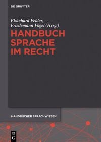 Produktbild: Handbuch Sprache im Recht