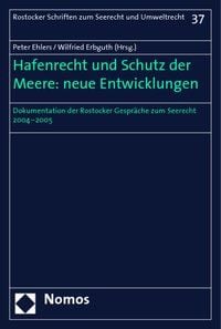 Produktbild: Hafenrecht und Schutz der Meere: neue Entwicklungen