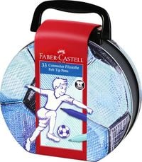 Produktbild Faber-Castell Filzstifte Connector Fussballkoffer 33er Set