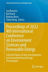 Produktbild: Proceedings of 2022 4th International Conference on Environment Sciences and Renewable Energy