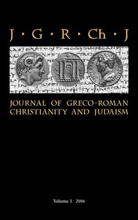 Produktbild: Journal of Greco-Roman Christianity and Judaism 3 (2006)