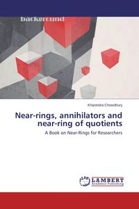 Produktbild: Near-rings, annihilators and near-ring of quotients