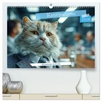 Produktbild: Katzipations - Berufskatzen im Einsatz (hochwertiger Premium Wandkalender 2026 DIN A2 quer), Kunstdruck in Hochglanz