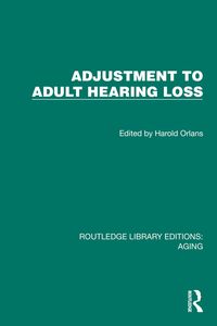Produktbild: Adjustment to Adult Hearing Loss