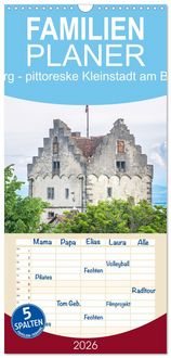 Produktbild: Familienplaner 2026 - Meersburg - pittoreske Kleinstadt am Bodensee mit 5 Spalten (Wandkalender, 21 x 45 cm) CALVENDO