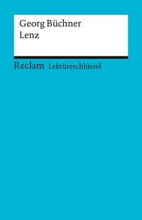 Produktbild: Lekt&uuml;reschl&uuml;ssel zu Georg B&uuml;chner: Lenz