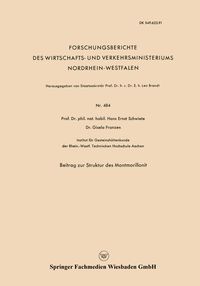 Produktbild: Beitrag zur Struktur des Montmorillonit