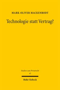 Produktbild: Technologie statt Vertrag?