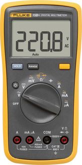 Produktbild: Fluke 15B+/EUR Hand-Multimeter digital CAT III 600V Anzeige (Counts): 4000