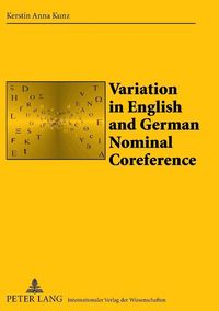 Produktbild: Variation in English and German Nominal Coreference